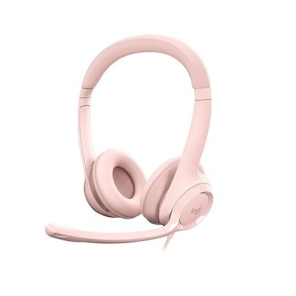 Headset Logitech H390 981-001280 USB - Rose