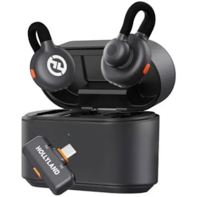 Hollyland Microfone Sem Fio Lapela 48kHz 24-bit 300m Cancelamento de Ruído Lark M2S - Preto - Outlet