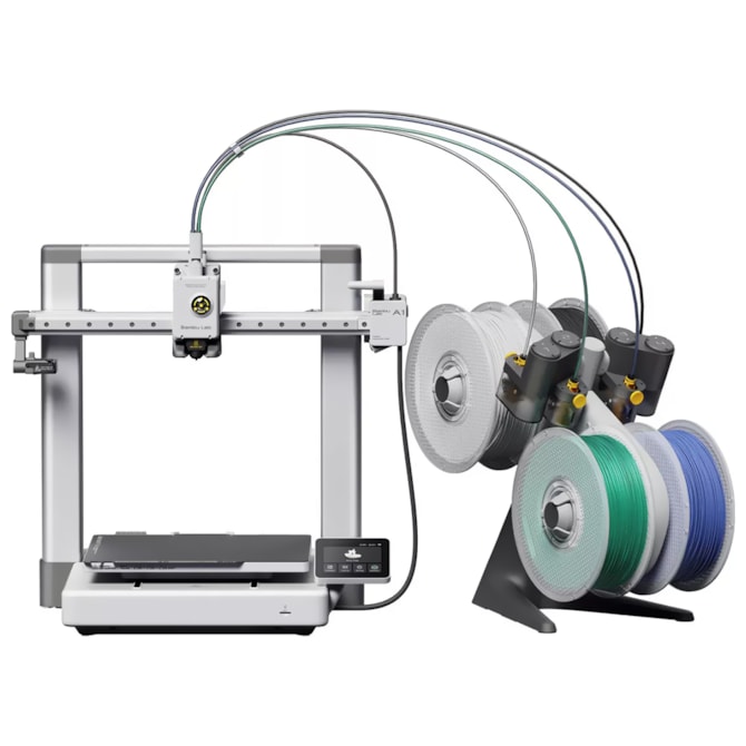 Impressora 3D Bambu Lab A1 Combo AMS Lite Multi Color - Branco-94e8d78a-6064-4daf-9ae7-ca7a28802392