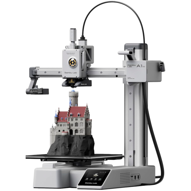 Impressora 3D Bambu Lab A1 Mini 500mm/s Wi-Fi - Branco-3ccdad53-379e-4405-a502-23b745e081d5