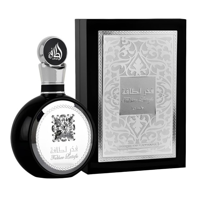 Lattafa Perfume Eau de Parfum Masculino 100mL FAKAMASC - Preto-57e42029-3db1-4ed1-a604-a183324a4fcf
