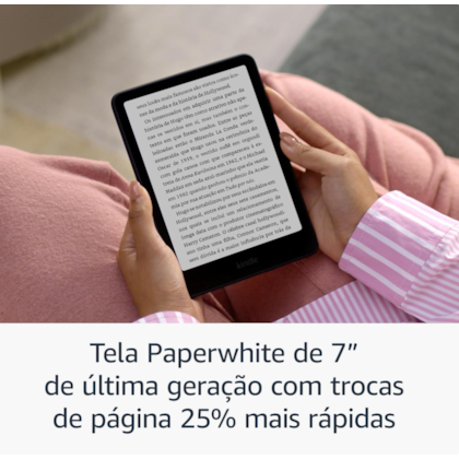 Leitor de E-Books Amazon Kindle Paperwhite 11ª Geração 16GB 6.8