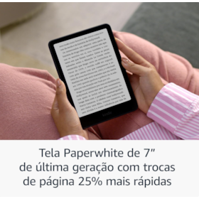 Leitor de E-Books Amazon Kindle Paperwhite 11ª Geração 16GB 6.8