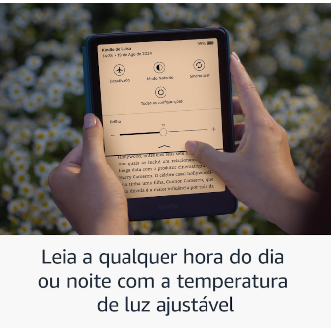 Leitor de E-Books Amazon Kindle Paperwhite 11ª Geração 16GB 6.8