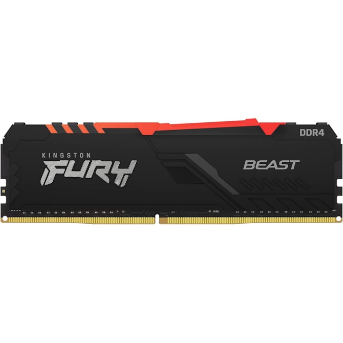 Memória RAM Kingston Fury Beast RGB 16GB 3200MHz DDR4 CL16 KF432C16BB12A/16-4fe31834-10ef-4470-9139-7c67280df2a0