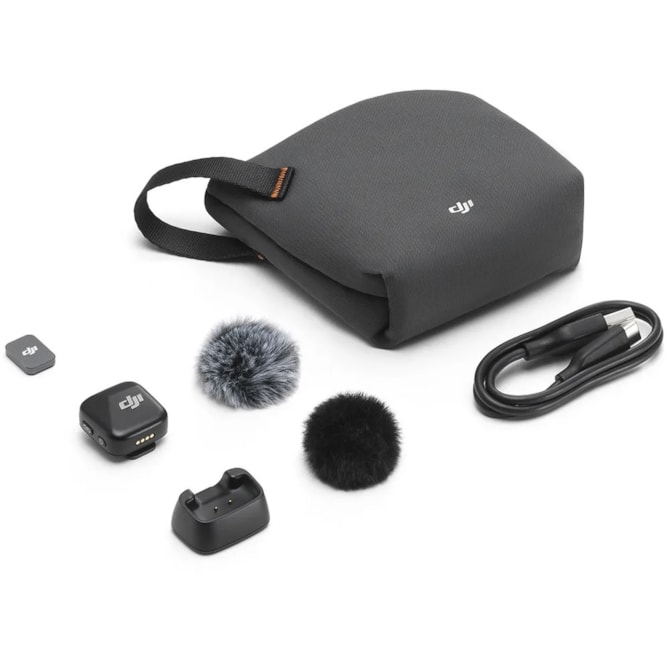 Microfone Digital Dji Mini Transmitter - Infinity Black-c4fb455f-7070-4bc9-80f3-17ea7d551a55