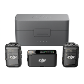 Microfone DJI Mic 2 (2 TX + 1 RX + Charging Case)