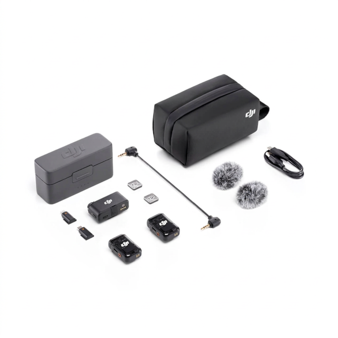 Microfone DJI Mic 2 (2 TX + 1 RX + Charging Case)-69a7bfba-585d-44f0-829b-d4ec4d31f08d