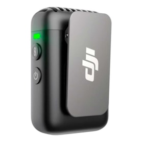 Microfone DJI Mic 2 Transmitter Sem Fio 8GB 32-bit Float Bluetooth - Preto