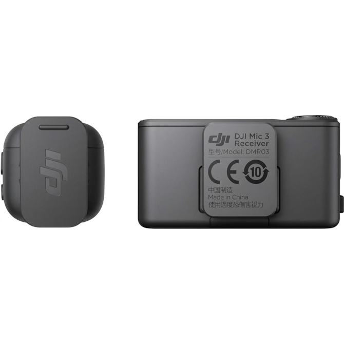 Microfone Sem Fio Dji Mic 3 (1 TX + 1 RX) - USB-C - Bluetooth - Preto-d12cc701-86fd-4659-8acc-37dbe70bb621