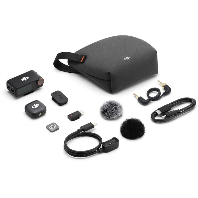 Microfone Sem Fio Dji Mic 3 (1 TX + 1 RX) - USB-C - Bluetooth - Preto-0d3d6281-090f-4539-b7ac-50b07eba4999