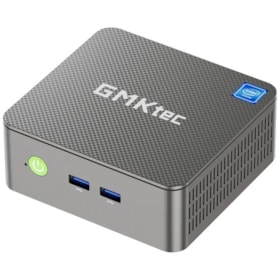 Mini PC GMKtec Desktop Intel N150 Quad-Core 3.6GHz 8GB RAM 512GB SSD Windows 11 Pro G3 Plus - Cinza - ( Outlet )