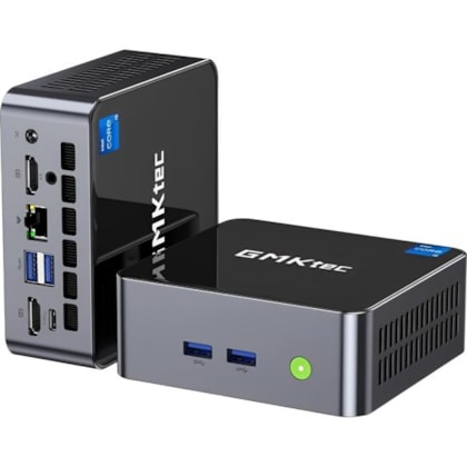  Mini PC GMKtec M2 Pro S Intel Core i7 16GB RAM 512GB SSD Windows 11 NucBox - Preto