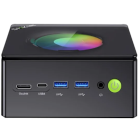 Mini PC GMKtec Nucbox K11 AMD Ryzen 9 4.0GHz SSD 1TB/32GB Ram com Windows 11 - Preto