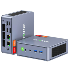 Mini PC GMKtec Nucbox K6 AMD Ryzen 7 3.8GHz SSD 1TB/16GB Ram com Windows 11 - Cinza