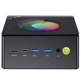 Mini PC GMKtec Nucbox K8 Plus AMD Ryzen 7 3.8GHz SSD 1TB/32GB Ram com Windows 11 - Preto