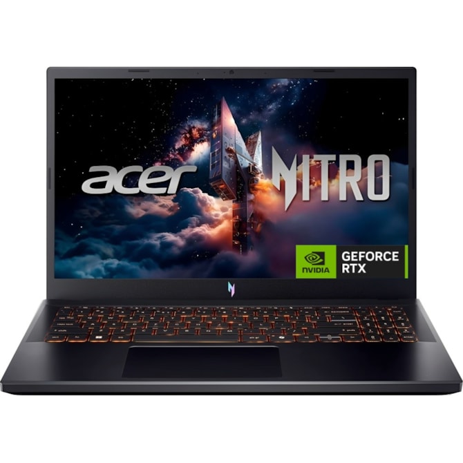 Notebook Acer Gamer Nitro V 15 Intel Core i5-13420H 16GB 512GB SSD RTX 5050 15.6 165Hz ANV15-52-57BB - Preto-f2b0b0c3-8711-405d-8060-8ee61157c882