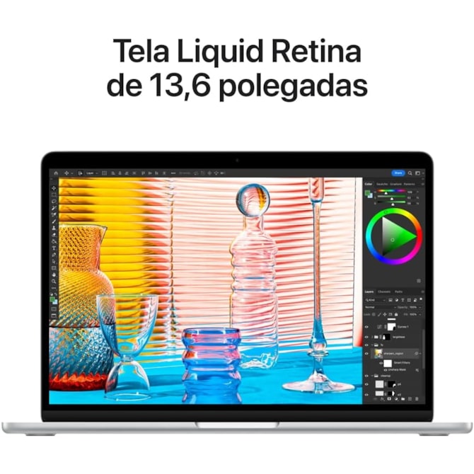 Notebook Apple MacBook Air 2022 Apple M2 / Memória 8GB / SSD 256GB / 13.6