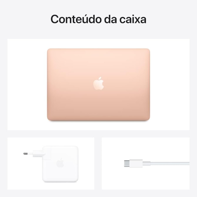 Notebook Apple MacBook Air M1 / Memória 8GB / SSD 256GB / 13.3