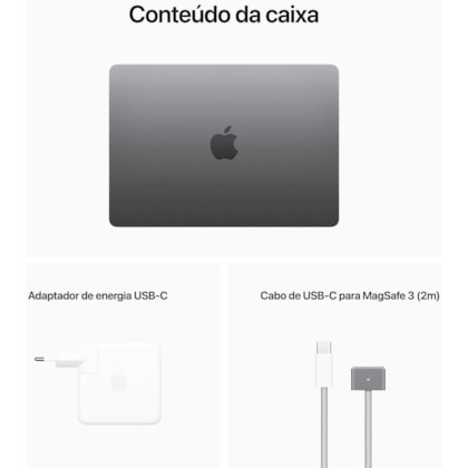 Notebook Apple MacBook Air M2 2023 / Memória 8GB / SSD 256GB / 13.6