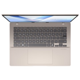Notebook ASUS Vivobook 14 M1407KA-PS74 AMD Ryzen AI 7 350 Tela WUXGA 14.0'' 512GB SSD 16RAM - Platinum Dourado