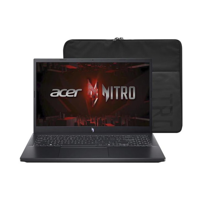 Notebook Gamer Acer Nitro V 15 Intel Core i7 2.4GHz com uma RTX 4060  e 8 GB Ram, tendo 512GB/16Ram - Preto Obsidiana-f1343d0b-7242-444b-af35-5ae4e0d60a32