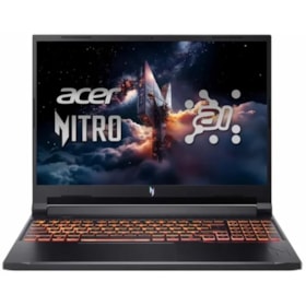 Notebook Gamer Acer Nitro V 16 AI ANV16-42-R309 AMD Ryzen 5 240 512GB SSD 16RAM 16