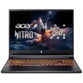 Notebook Gamer Acer Nitro V 16 AI ANV16-42-R96P AMD Ryzen 7 260 Tela WUXGA 16