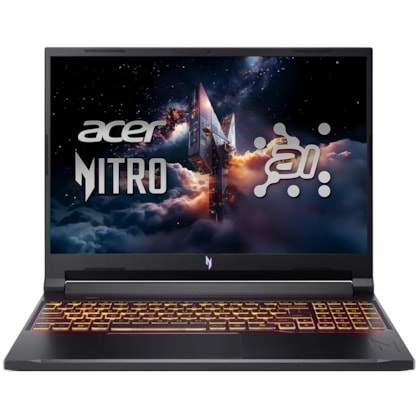 Notebook Gamer Acer Nitro V 16 AI ANV16-42-R96P AMD Ryzen 7 260 Tela WUXGA 16