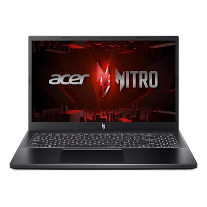 Notebook Gamer Acer Nitro V Intel Core i5-13420H GeForce RTX 4050 512GB/8GB SSD 15.6 FHD 144Hz ANV15-51 - Preto ( Outlet )