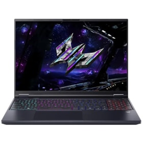 Notebook Gamer Acer Predator Helios Neo 16 Intel Core Ultra 9 32GB 1TB SSD RTX 5070 Ti 16 WQXGA 240Hz PHN16-73-92X1 - Preto