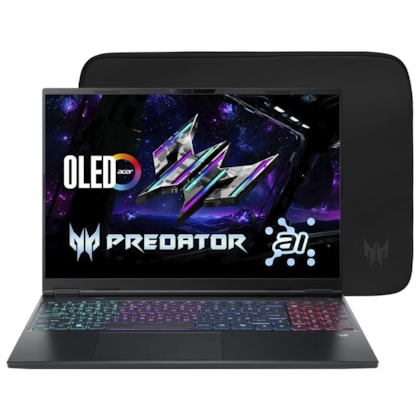 Notebook Gamer Acer Predator Helios Neo 16S AI PHN16S-71-98RF Intel Core Ultra 9 275HX Tela OLED 16