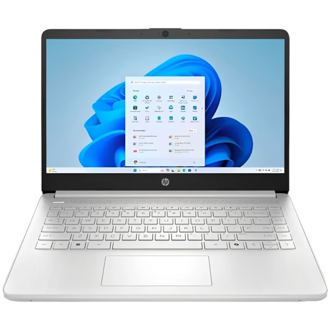 Notebook HP 14-DQ6101DX Intel Celeron N150 4GB Ram 128GB Ufs 14.0