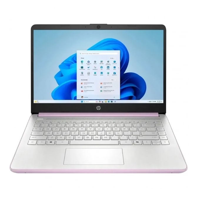 Notebook HP 14-DQ6104DX Intel N150 4GB Ram 128GB Ufs 14