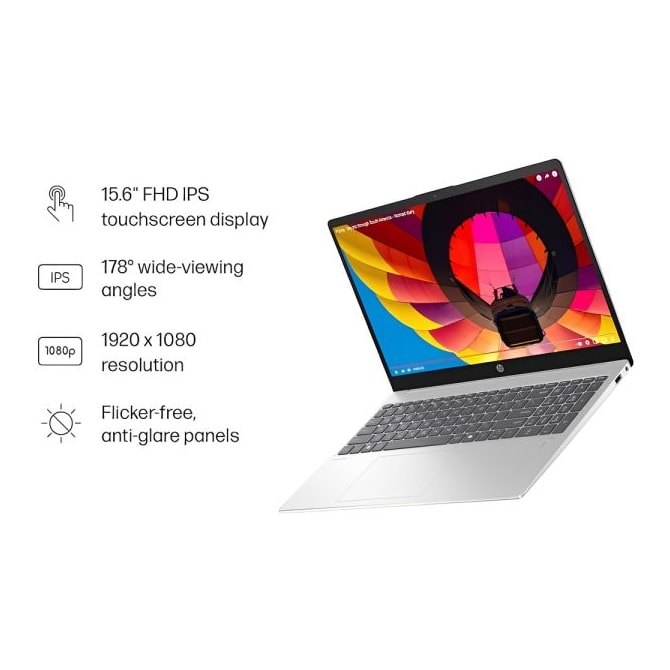 Notebook HP Omnibook 3 15 AMD Ryzen AI 5 330 16GB 512GB SSD 15.6 FHD Touch 15-FN0105DX - Prata Glacial-fc01ff59-9e45-41c3-bce3-9fe93cecbb24