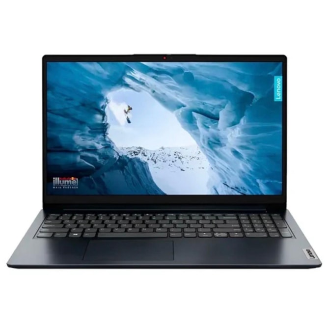 Notebook Lenovo IdeaPad 1 15AMN7 AMD Ryzen 5 7520U Tela Touch FHD 256GB SSD 8RAM 15.6