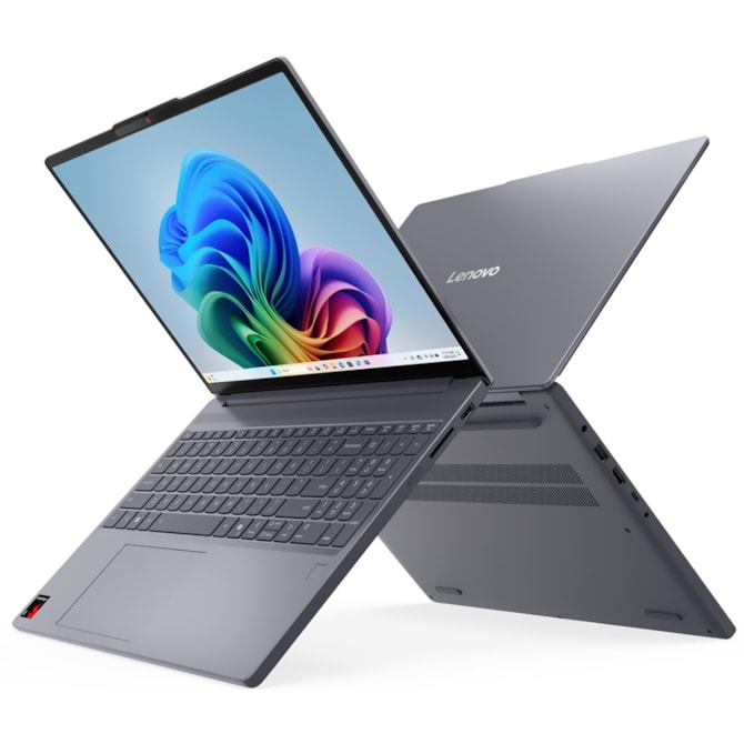 Notebook Lenovo IdeaPad Slim 3 15Q8X10 Snapdragon X X1-26-100 Tela Touch WUXGA 15.3
