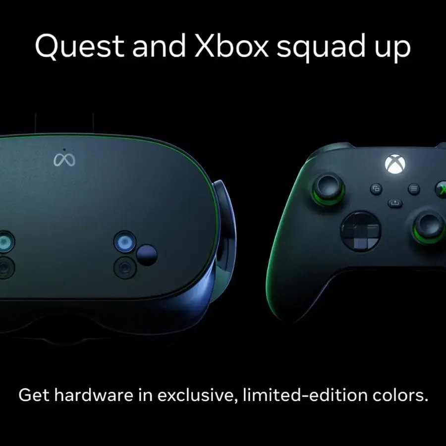 Óculos de Realidade Virtual Meta Quest 3S Xbox Edition 128GB com
