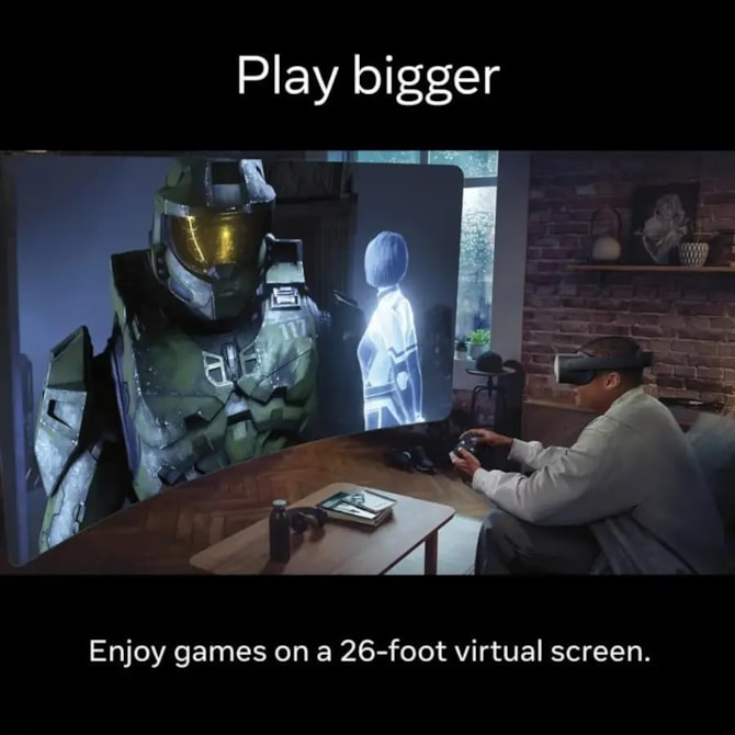 Óculos de Realidade Virtual Meta Quest 3S Xbox Edition 128GB com Wi-Fi - Preto/Verde-c34c02e4-c689-4724-912f-41d6ce51a01f
