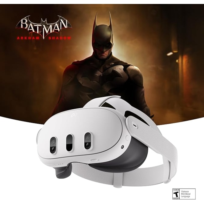 Óculos de Realidade Virtual Oculus Meta Quest 3 512GB - Batman: Arkham Shadow-a1c6fe6f-fc94-4e7f-89b0-f71e1f98cc51