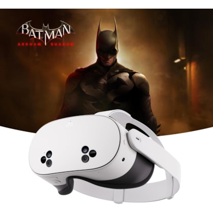 Óculos de Realidade Virtual Oculus Meta Quest 3S 256GB SEMINOVO - Batman: Arkham Shadow ( Outlet )
