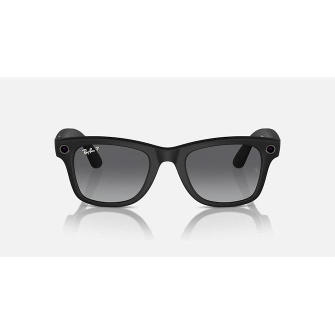 Óculos Inteligentes Ray-Ban Meta Wayfarer Preto Fosco, Câmera 12MP, 32GB - Lentes Grafite RW4006-a681e0cb-8695-4f72-894e-1837a0a6213f