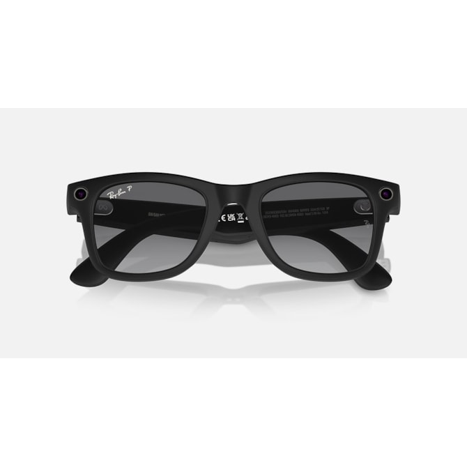 Óculos Inteligentes Ray-Ban Meta Wayfarer Preto Fosco, Câmera 12MP, 32GB - Lentes Grafite RW4006-751ddba8-d68b-467e-9bf4-1c66cdad10d3