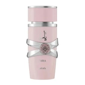 Perfume Árabe Lattafa Feminino Eau de Parfum 100ml Âmbar Baunilha Yara - Rosa