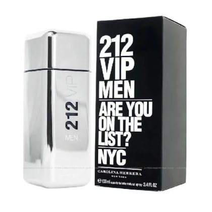 Perfume Carolina Herrera 212 Vip Men eau de Toilette Masculino - 100ml