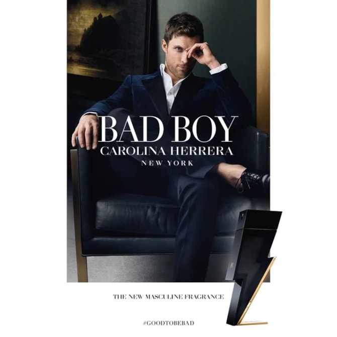 Perfume Carolina Herrera Bad Boy eau de Toilette Masculino - 100ml-83354fee-76a2-46f7-bf1e-aa9c66cccd68