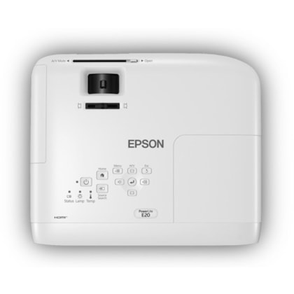 Projetor Epson Powerlite E20 3400 Lumens - Branco