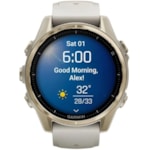 Relógio Garmin Fenix 8 43MM Sapphire GPS Amoled 010-02903-10 - Soft Gold/Beige-7b4aa83e-5d63-47ac-9189-7735422529dd