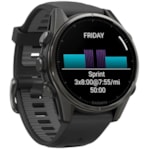 Relógio Garmin Fenix 8 43MM Sapphire GPS Amoled 010-02903-20 - Carbon Gray/Titanium Black-75430e72-4e61-49e1-8632-1224942b0f2a