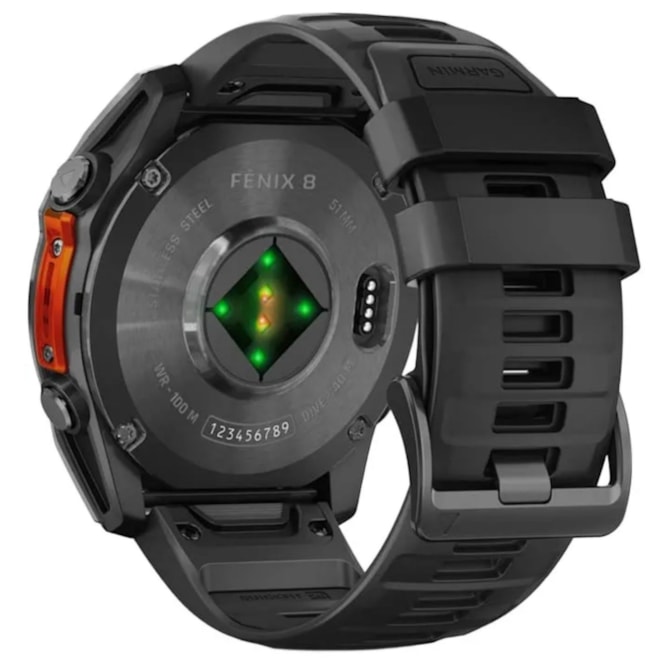 Relógio Garmin Fenix 8 51MM GPS / Wi-Fi - Amoled 010-02905-00 - Slate Gray/Black ( Preto )-35d7ee5b-2c0f-4cbf-abfd-a5f008017102